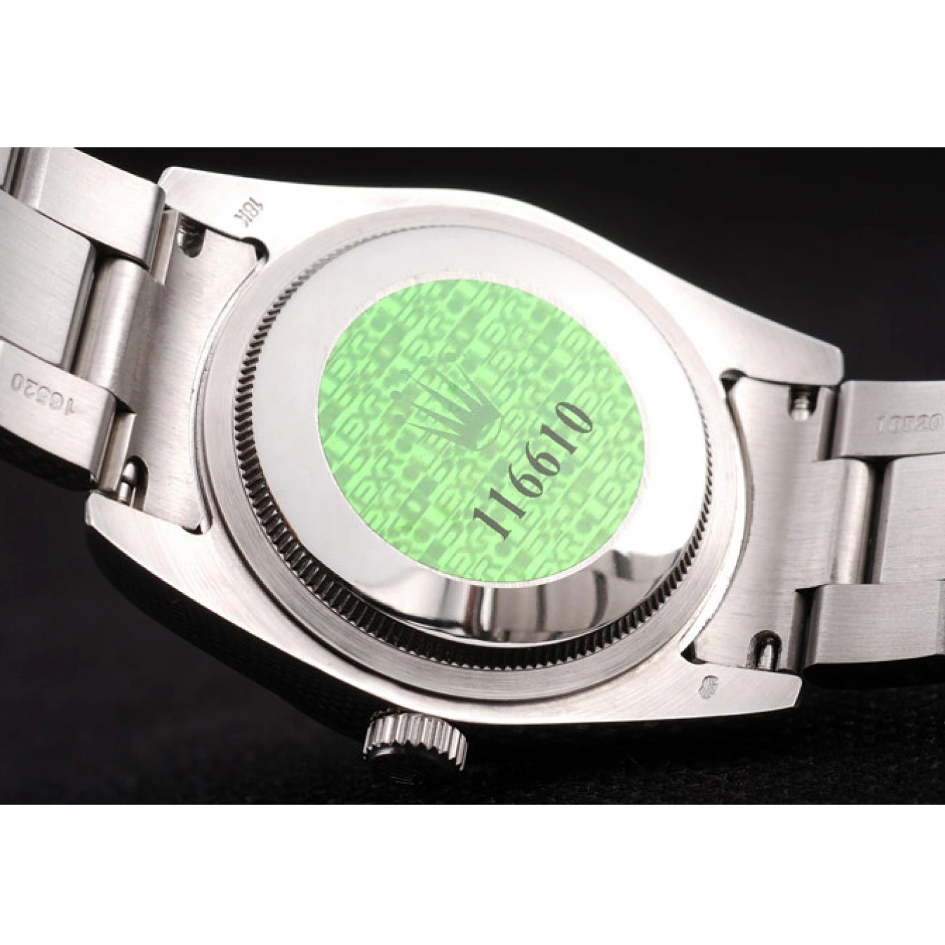 Aaa replica watch Black Dial Polished Rolex Stainless Steel Explorer 98087 0703